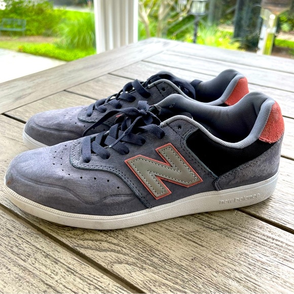 New Balance Numeric 288 Men's Gray Suede Leather Sneakers Size 8 - Picture 1 of 8